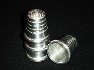Pewter thimbles